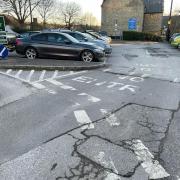 East Street Car Park with potholes filled in