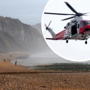 Woman unable to get to shore rescued by fellow swimmer