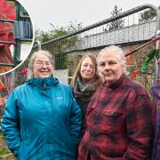 Hester Schofield, Louise Heatley, Rose Allwork and Ali Edgeley are fighting to get the community garden reopened