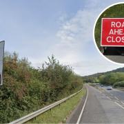 The A35 will close during the night between April to June