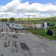 The West Bay Road car park, scene of anti-social driving