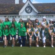 Dorset and Devon players contested the Amy Rose Bowl at Lyme Regis