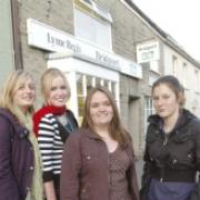 MEET THE TEAM: Youth page writers, from left, Ellie Pritchard, Claire West, Zoe Bevis, and Charlotte Pearce