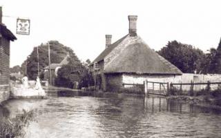 Martinstown was severely flooded in the summer of 1955
