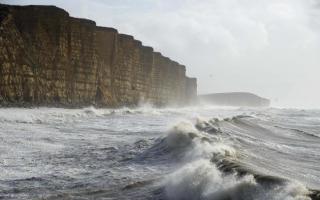 Several flood warnings are in place across Dorset today as Storm Barra hits.