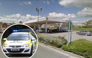 The incident took place in the area of Morrisons petrol station