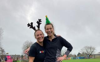 Runners from the 2021 Bridport Christmas Day Parkrun