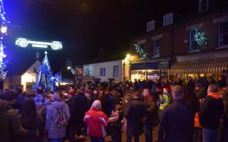 Crowds gather for Carols Round the Tree event 2023