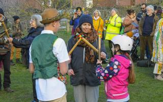 Wassailing celebrations take place at Bridport Community Orchard on January 14