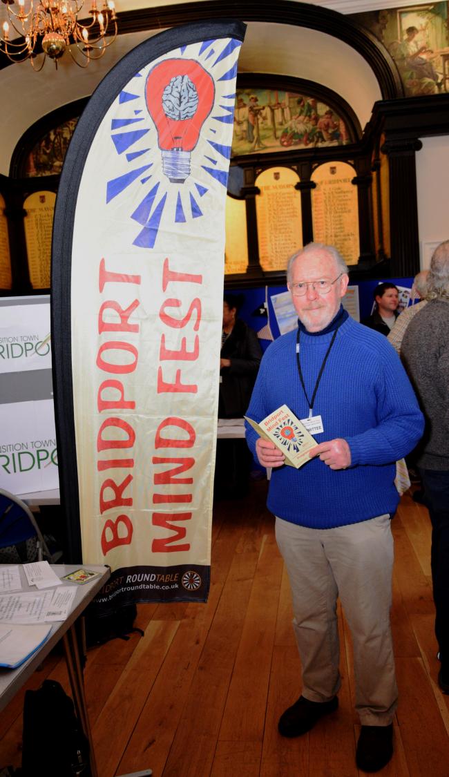 MENTAL HEALTH AWARE: Bridport Mind Fest is set to return for a second year with more than 30 workshops and five celebrity events scheduled, image of organiser Simon Williams at last year's event